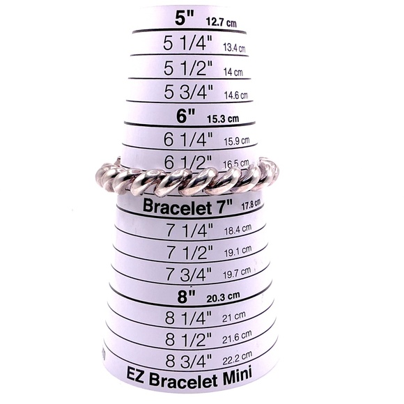 Vintage ITALIAN STERLING SILVER San Marco Link Bracelet 6 3/4” - Picture 4 of 4